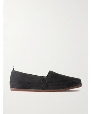 Mulo Linen Espadrilles - White