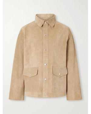 Fortela Welder Suede Jacket - Natural