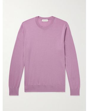 Dries Van Noten Merino Wool Jumper - Purple