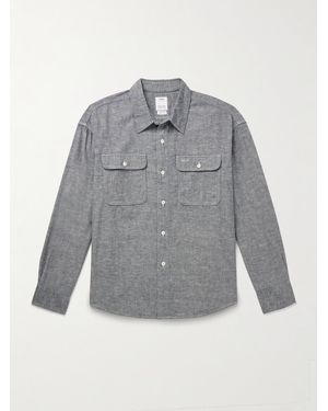Visvim Langer Cotton-Chambray Shirt - Grey
