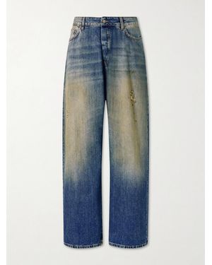 424 Big Daddy Wide-leg Distressed Jeans - Blue