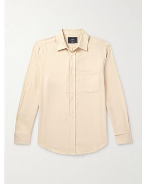 Portuguese Flannel Teca Cotton Shirt - Natural