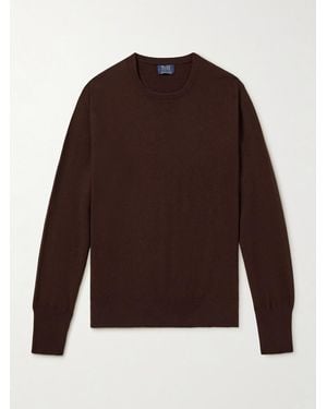 William Lockie Oxton Cashmere Jumper - Purple