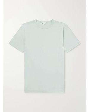 Sunspel Slim-Fit Cotton-Jersey T-Shirt - Grün