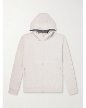 Orlebar Brown Cotton-Blend Zip-Up Hoodie - Natural