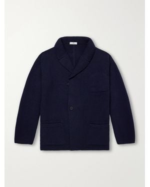 Inis Meáin Wool And Cashmere-Blend Cardigan - Blue