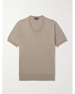 Tom Ford Slim-fit Cotton T-shirt - White