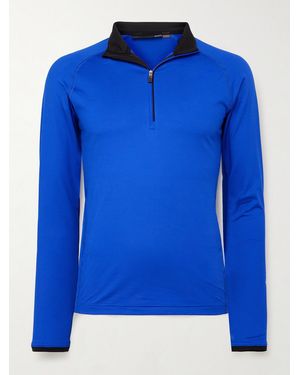 Kjus Feel Stretch-Jersey Half-Zip Ski Mid-Layer - Blue