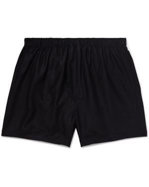 CDLP Tencel Lyocell-Poplin Boxer Shorts - Black