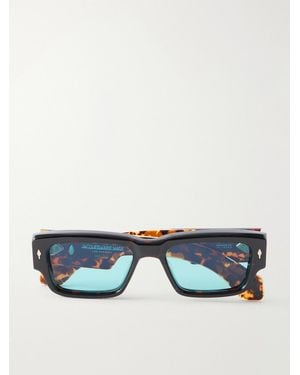 Jacques Marie Mage Engel D-Frame Acetate Sunglasses - Blue