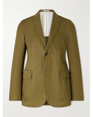 Beams Plus 3B Cotton-Twill Suit Jacket - Green