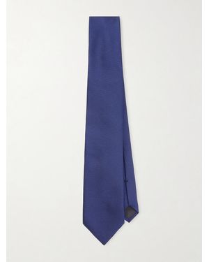 Tom Ford 8Cm Silk Tie - Blue
