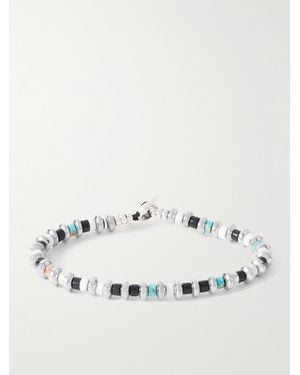 Mikia Sterling Multi-Stone Beaded Bracelet - Natural