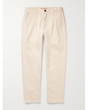 FRIZMWORKS Pantaloni Cropped A Gamba Affusolata - Neutro