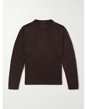 Saman Amel Gio Silk Jumper - Brown