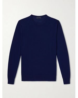 Sease Lasca Wish® Virgin Wool T-Shirt - Blau