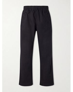 Margaret Howell Mhl. Wide-leg Cotton-twill Trousers - Blue