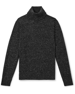 dunhill Cashmere-blend Rollneck Sweater - Black