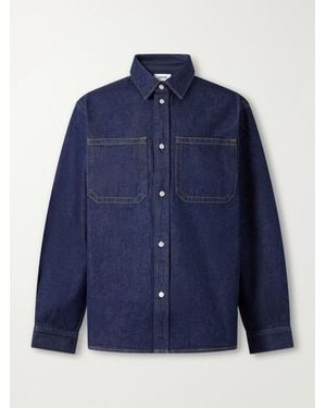 Agolde Crave Denim Overshirt - Blue