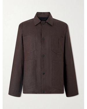 Rag & Bone Calder Linen Jacket - Brown
