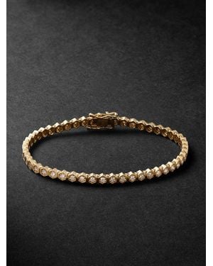 KOLOURS JEWELRY Fortis Hexagon 18-karat Gold Diamond Bracelet - Black