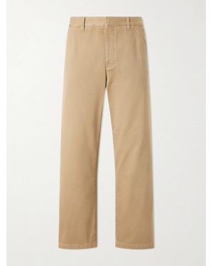 Jeanerica Genua Chino Straight-Leg Cotton Trousers - Natural