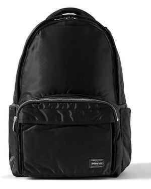 Porter-Yoshida and Co Daypack Nylon-Twill Backpack - Black