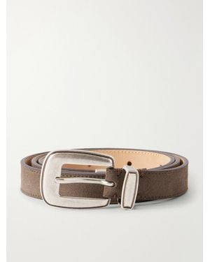 mfpen Riders 2Cm Suede Belt - Natural