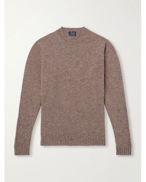 William Lockie Aryan Wool Sweater - Brown