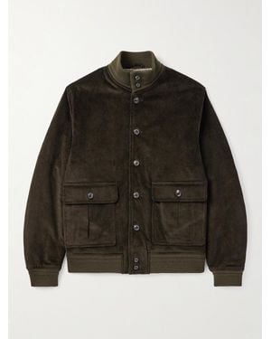 Valstar Ino Cotton-Blend Corduroy Padded Jacket - Black