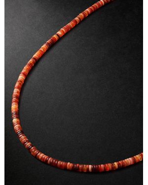 Jacquie Aiche Opal And Diamond Beaded Necklace - Black
