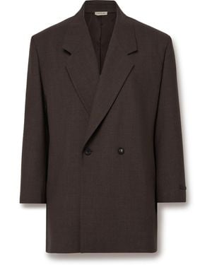 Fear Of God Eternal California Oversized Double-Breasted Wool Blazer - Black