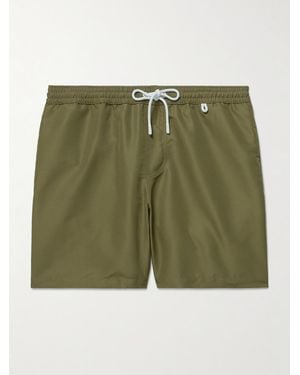 Loro Piana Shorts Da Mare Medi A Gamba Dritta Bay - Verde