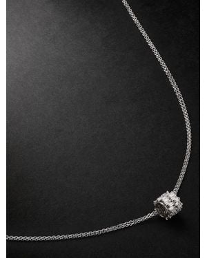 Suzanne Kalan 18-Karat Diamond Necklace - Black