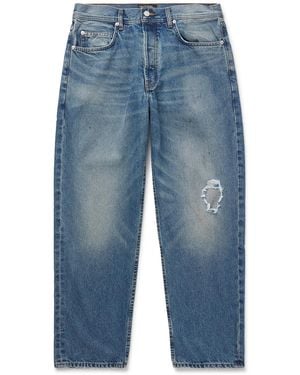 Enfants Riches Deprimes Tapered Distressed Jeans - Blue