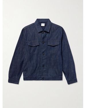 Sunspel Denim Jacket - Blue