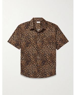 John Elliott Printed Cotton Shirt - Brown