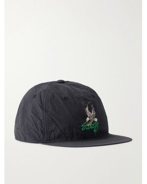 Satisfy Flitesilk Logo-Embroidered Paneled Shell Cap - Blue