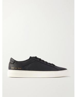 Common Projects Achilles Full-Grain Leather Sneakers - Black
