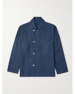 STÒFFA Linen-Twill Jacket - Blue