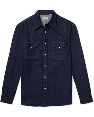 Kapital Denim Western Shirt - Blue