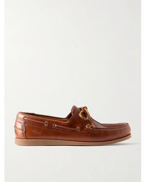 R.M.Williams Islet Leather Boat Shoes - Brown