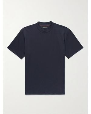 Loro Piana Cotton-Jersey T-Shirt - Blue