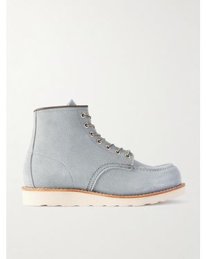 Red Wing Classic Moc Suede Boots - Grey