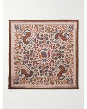 Hartford Printed Wool Bandana - Pink