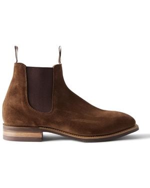 R.M.Williams Comfort Craftsman Waxed-Suede Chelsea Boots - Brown