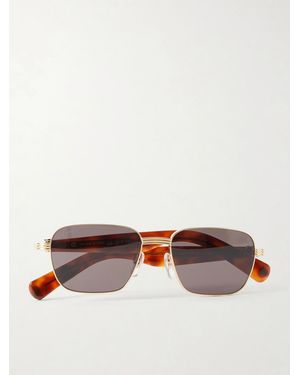 Cartier Première De Cartier D-Frame Recycled-Acetate And-Tone Sunglasses - Brown