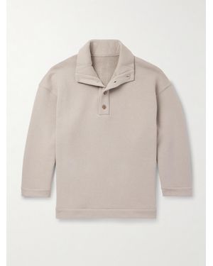 STÒFFA Popover Cotton-Jersey Sweatshirt - Natural
