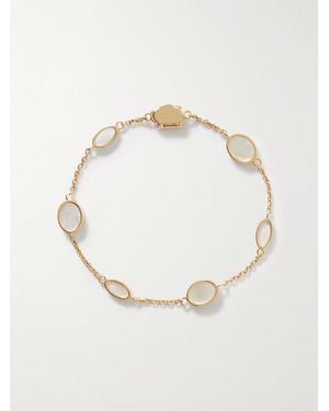Luis Morais 14-karat Gold Mother-of-pearl Bracelet - White