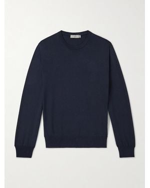 Canali Cotton Jumper - Blue